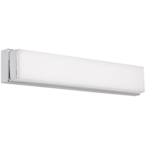 Sean Lavin Sage LED 25 inch Chrome Bath Light Wall Light in LED 90 CRI 2700K 277V, Integrated LED