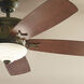 Crescent 56 inch Olde Bronze with Gold Highlights with Walnut Blades Ceiling Fan