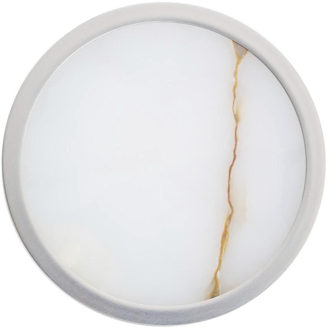 Louisa 1 Light 6.5 inch Vintage Silver Flush Mount Ceiling Light