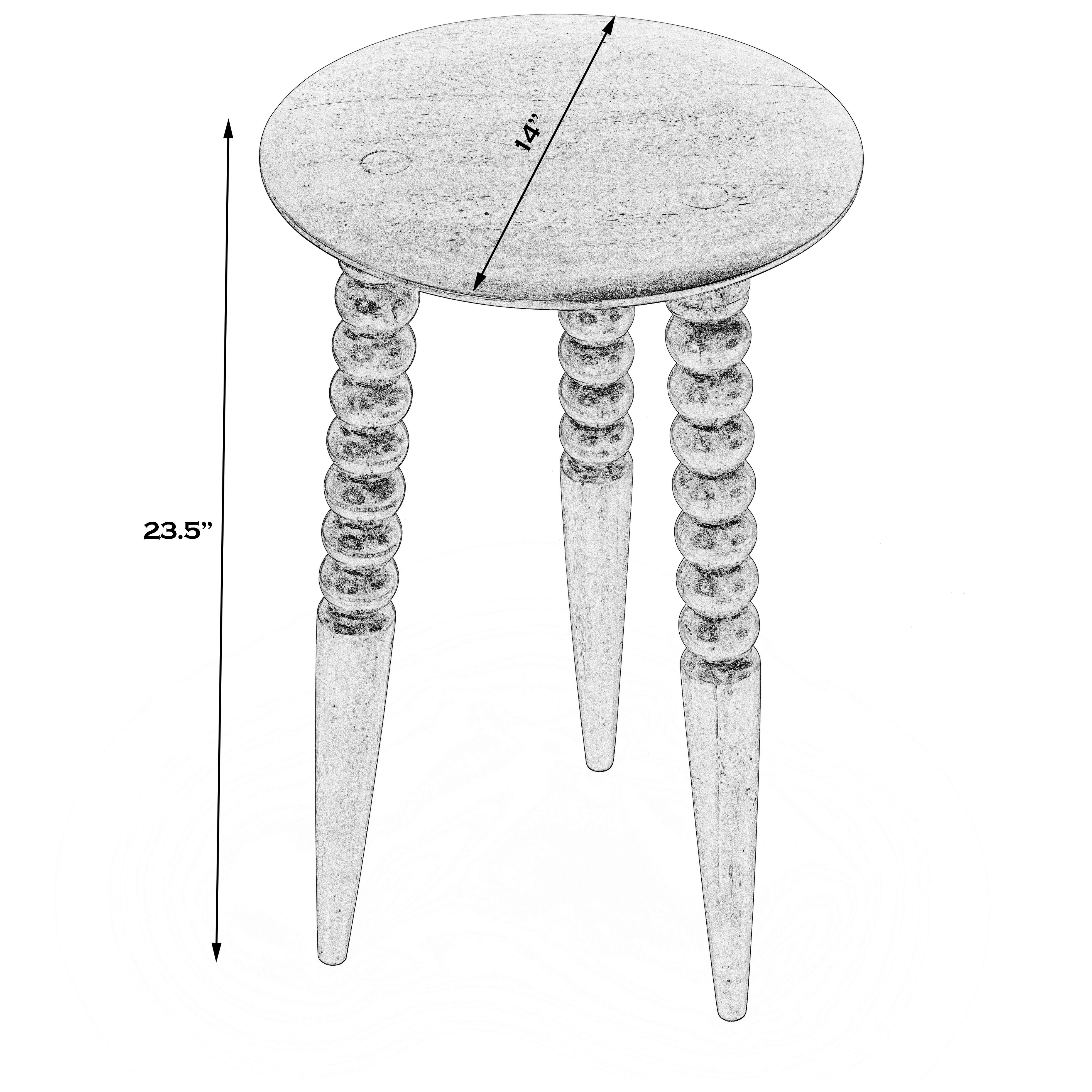 Fluornoy Wood Side Table in Gray