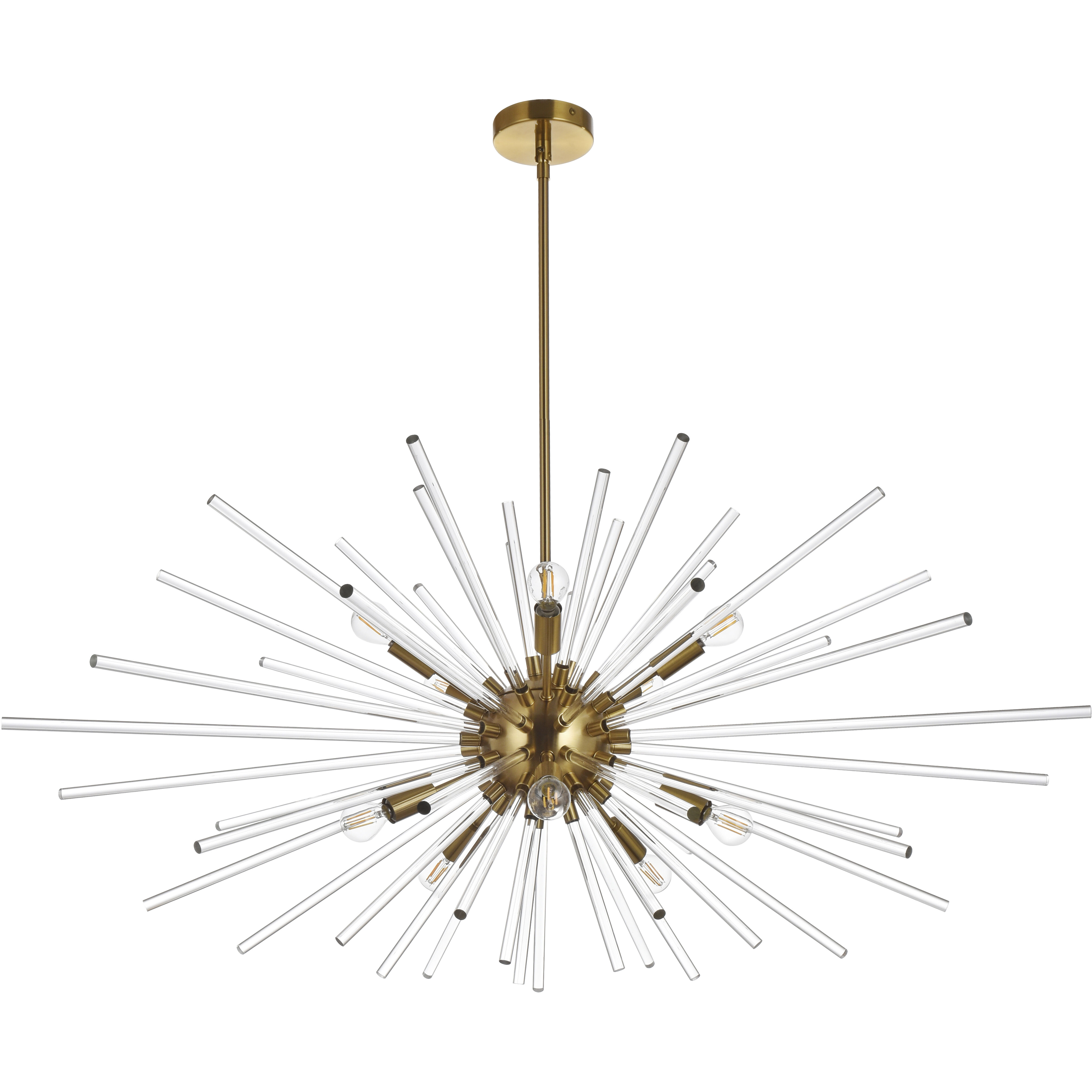 Sienna 10 Light 46 inch Gold Pendant Ceiling Light