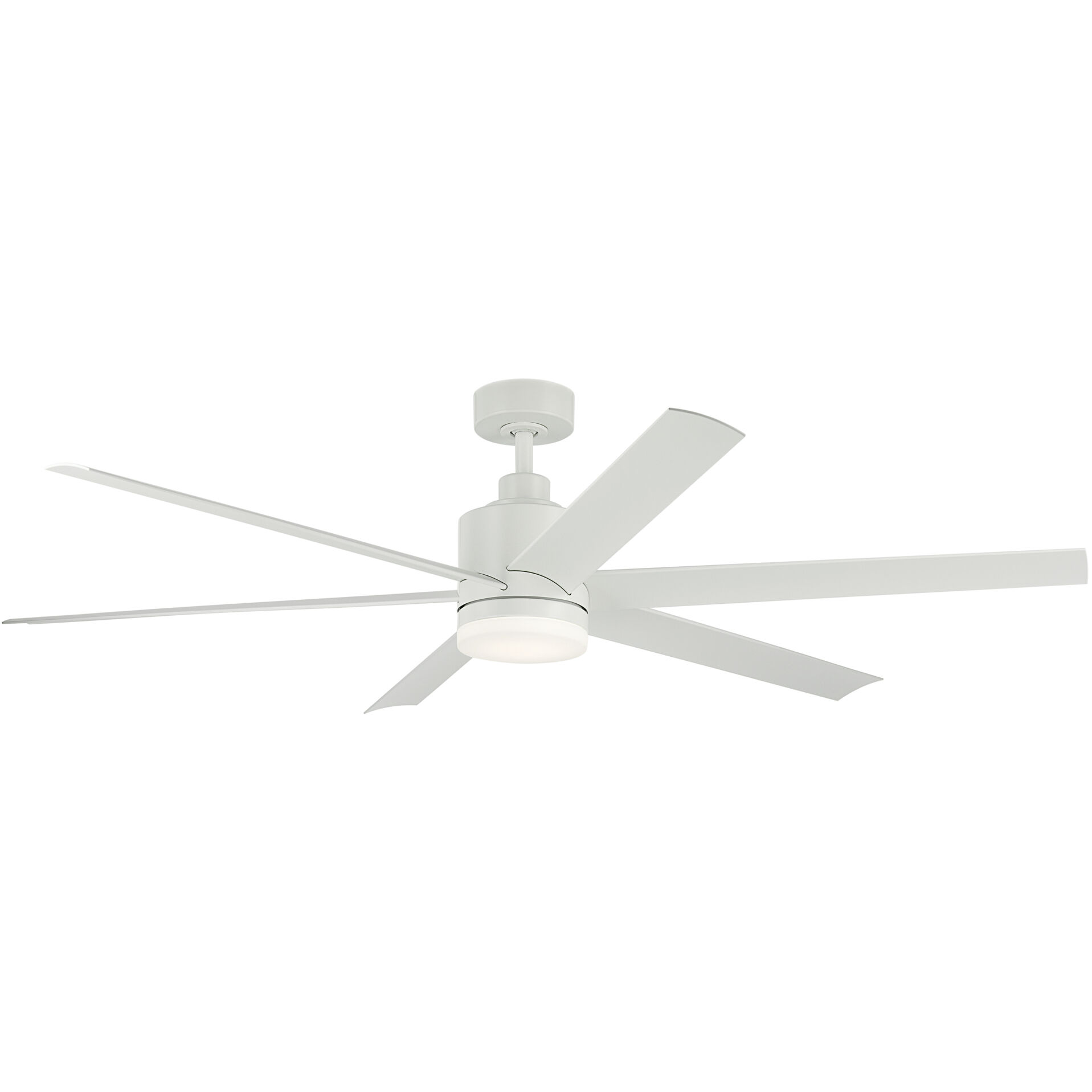 Loa 65 inch Matte White Ceiling Fan