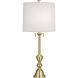 Arthur 34 inch 100.00 watt Modern Brass Table Lamp Portable Light