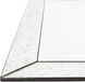 Crystalline 18 X 18 inch Light Grey Mirror, Square