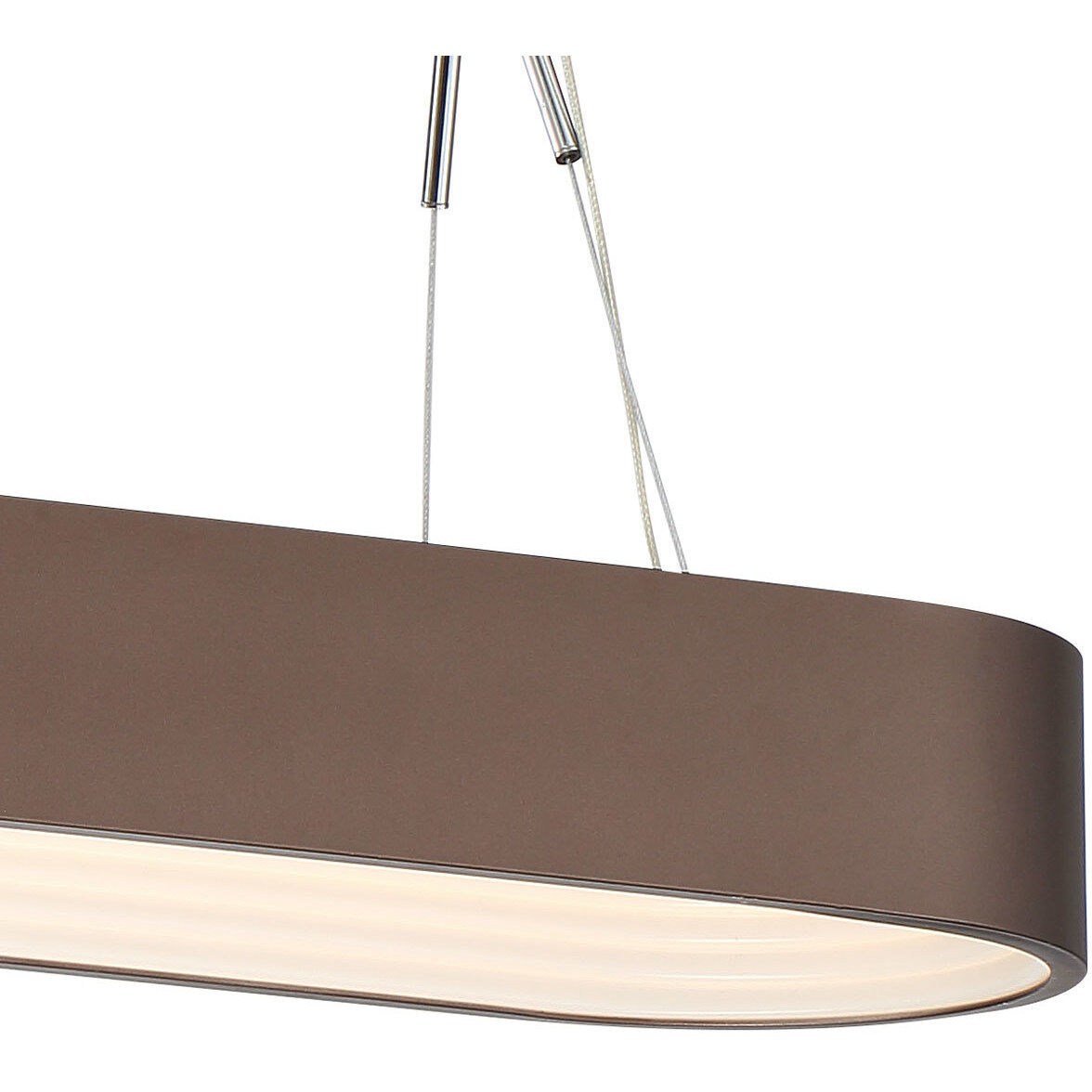 Step Up LED 33.5 inch Bronze Pendant Ceiling Light