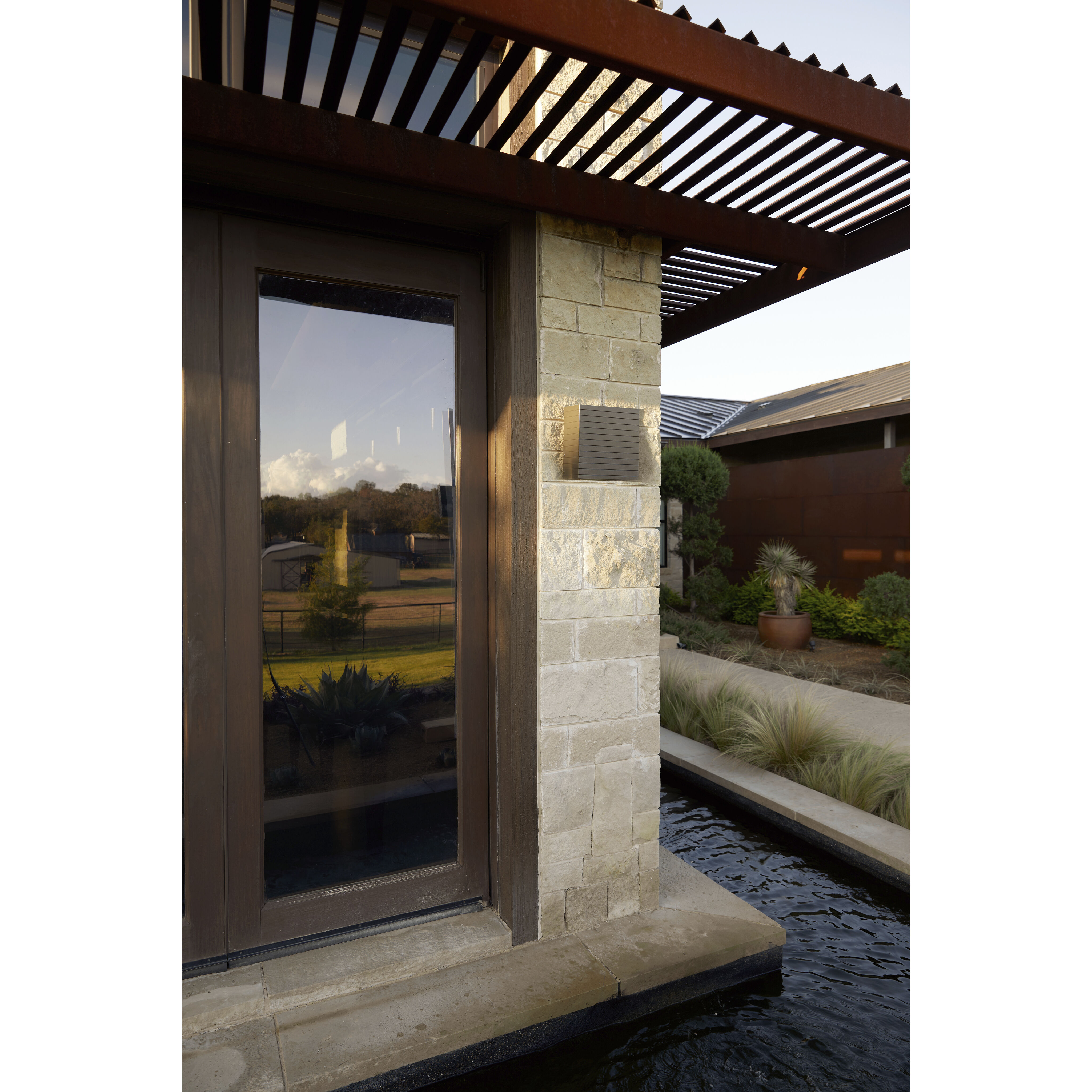 Carter 1 Light 10 inch Aged Iron Outdoor Sconce