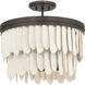 Briscade 6 Light 18 inch Dark Bronze Semi-Flush Mount Ceiling Light