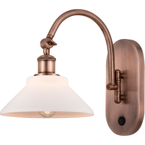 Ballston Orwell LED 8 inch Antique Copper Sconce Wall Light