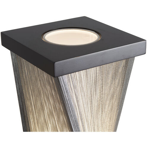 Torque 24 inch 40 watt Satin Nickel and Espresso Table Lamp Portable Light