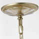 Julie Neill Caselli LED 35.5 inch Gild Basket Chandelier Ceiling Light in Gold Fleck Glass
