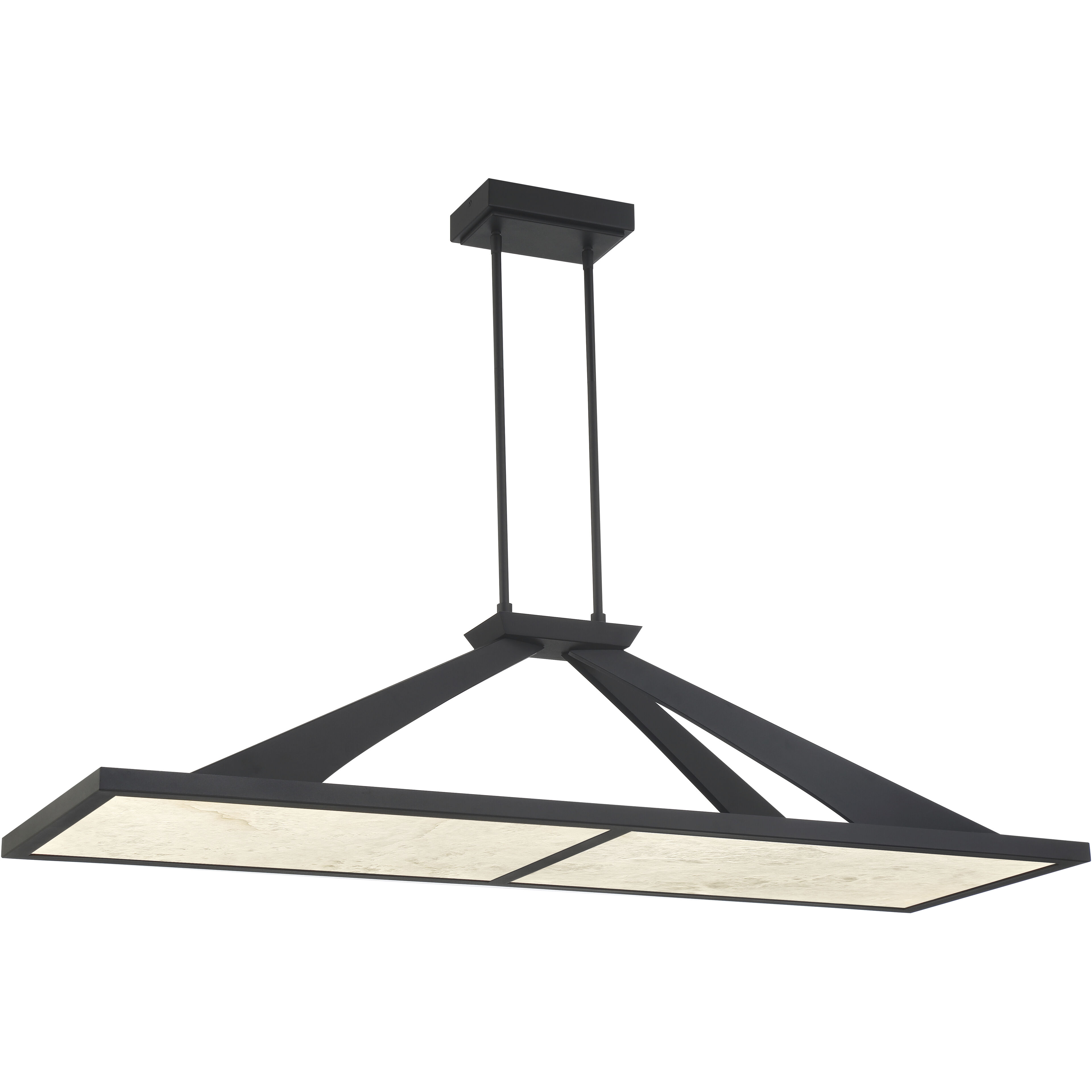 Stiles LED 48 inch Sand Coal Island Chandelier Ceiling Light