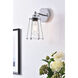 Auspice 1 Light 5.3 inch Chrome Wall Sconce Wall Light