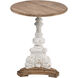 Signature 22 inch Antique White Side Table
