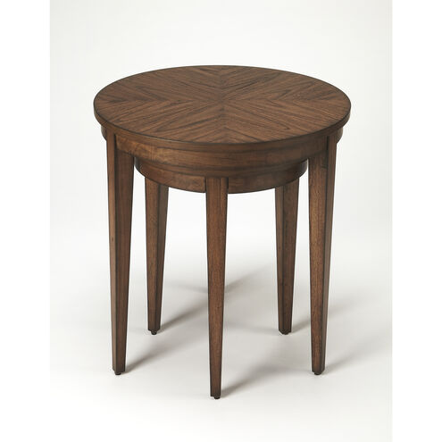 Butler Loft Lacey Round 26 X 24 inch Cocoa Nesting Table