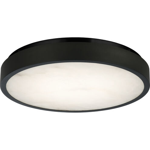 Marblestone LED 15 inch Matte Black Flush Mount Ceiling Light