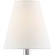 Ottone Way Sconce Wall Light in Polished Nickel