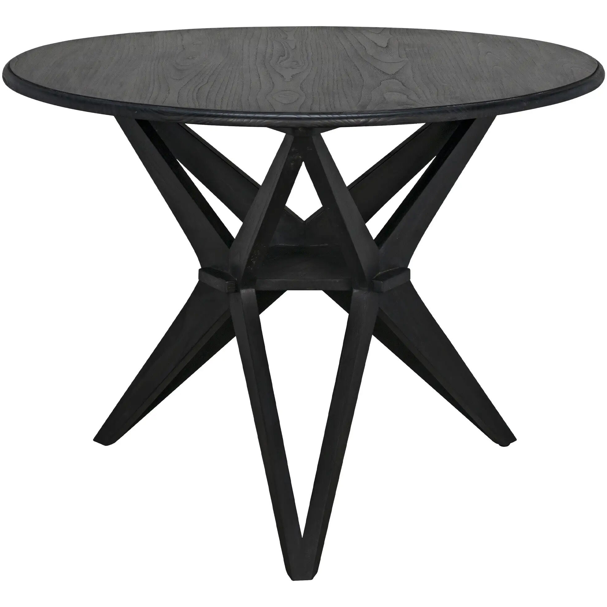 Victor 39 X 39 inch Charcoal Black Dining Table