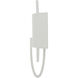 Obra 1 Light 9 inch White Gesso ADA Sconce Wall Light