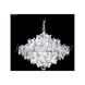 Continental Fashion 13 Light 21 inch Silver Crystal Chandelier Ceiling Light
