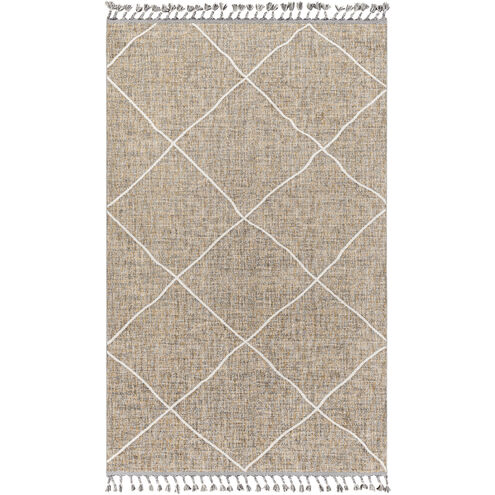 Palermo 108 X 79 inch Taupe Rug, Rectangle