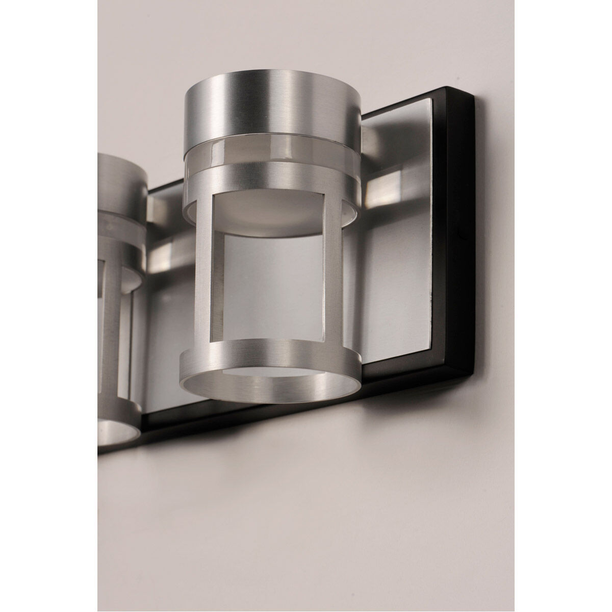 Accord LED 18 inch Black and Brushed Aluminum Bath Vanity Light Wall Light