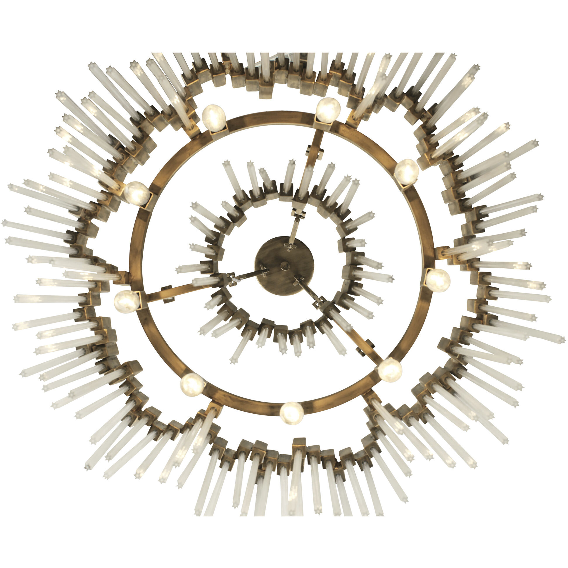 Matrix 9 Light 25 inch Havana Gold Chandelier Ceiling Light