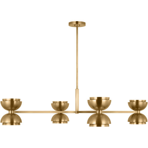 Sean Lavin Shanti 4 Light 44 inch Natural Brass Chandelier Ceiling Light