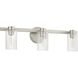 Bedminster 3 Light 24 inch Brushed Nickel Vanity Light Wall Light