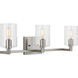 Fullton 3 Light 24.63 inch Brushed Nickel Bath Vanity Wall Light