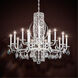 Sarella 15 Light 41 inch Stainless Steel Chandelier Ceiling Light in Swarovski, Polished Stainless Steel