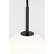 Richard June Sorelle 1 Light 7 inch Aged Iron Pendant Ceiling Light