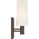 Draxen 1 Light 5.5 inch Dark Bronze Wall Sconce Wall Light
