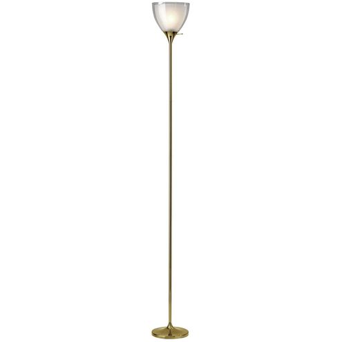 Presley 72 inch 150.00 watt Shiny Gold Floor Lamp Portable Light