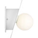 Kelly by Kelly Wearstler Nodes Sconce Wall Light in Matte White