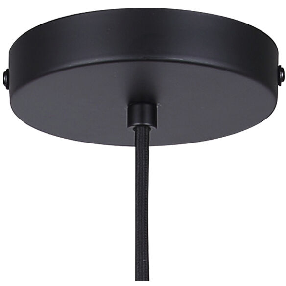 Miles 1 Light 6 inch Black Pendant Ceiling Light