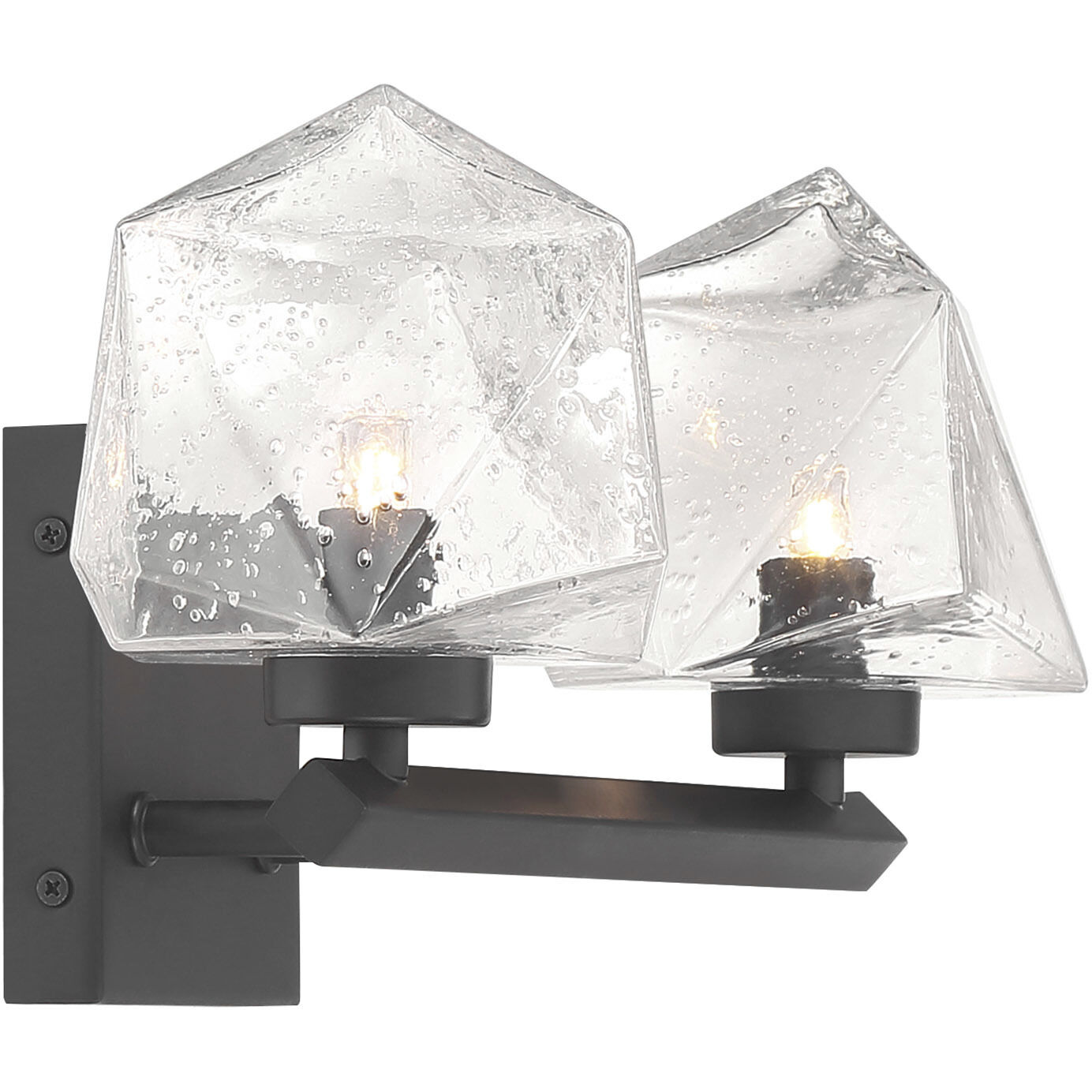 Castello LED 15 inch Matte Black Bathroom Vanity Light Wall Light