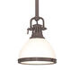 Randolph 1 Light 7 inch Historic Bronze Pendant Ceiling Light