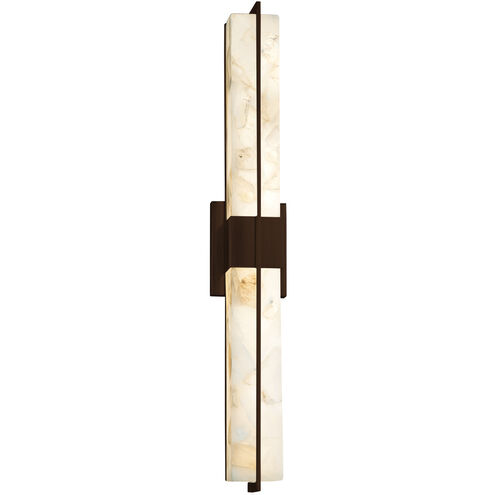 Alabaster Rocks LED 30 inch Dark Bronze Linear Wall/Bath Wall Light