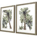 Waterside Green and Brown Framed Art, Propac