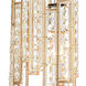 Swissvale 1 Light 8 inch Matte Gold with Polished Chrome Mini Pendant Ceiling Light