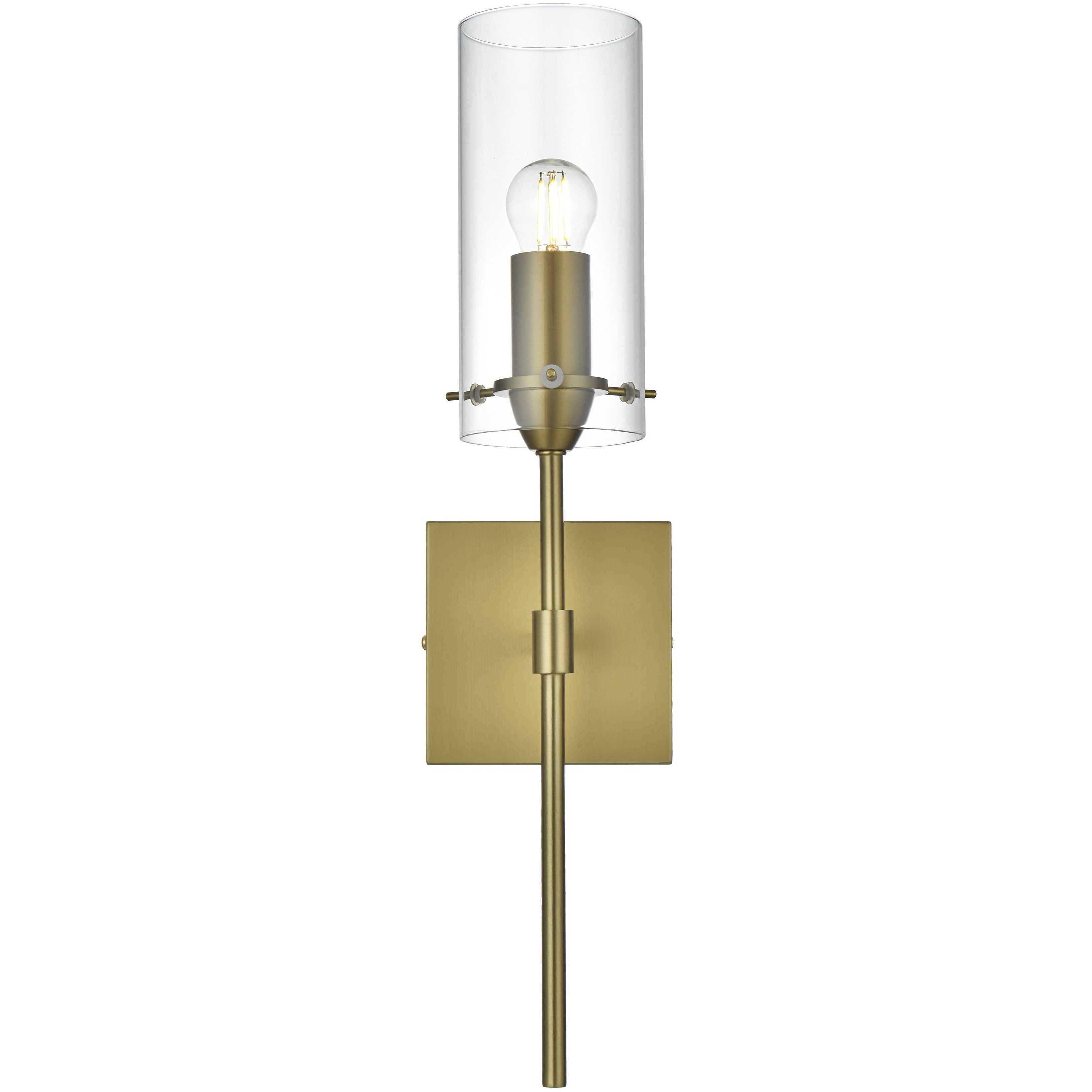 Elsreth 1 Light 5 inch Satin Gold Bath Sconce Wall Light