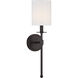 Traditional 1 Light 5 inch Oil Rubbed Bronze Wall Sconce Wall Light