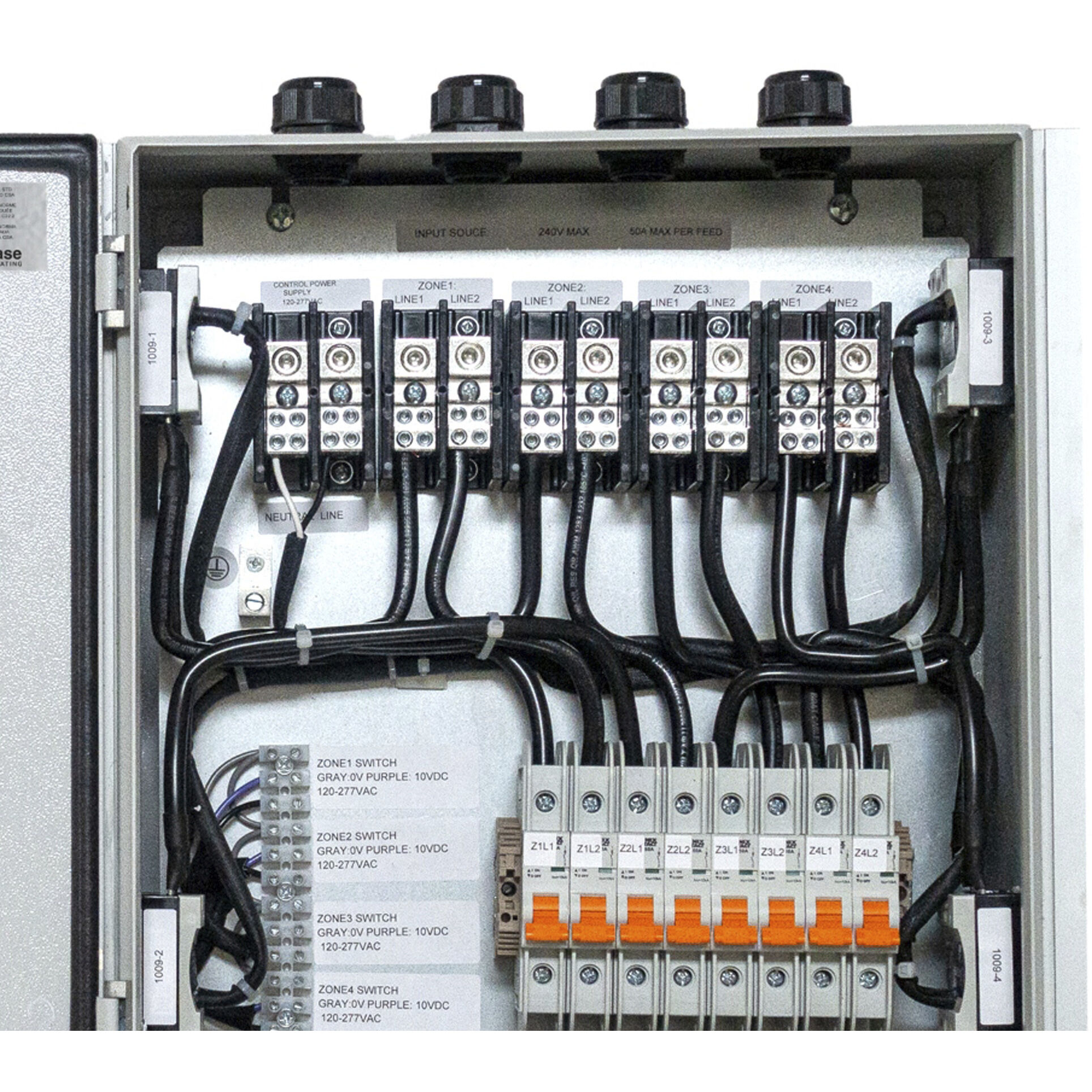 Ontario 16 X 6 inch Light Grey Patio Heater Universal Relay Control Box in 3 Zone