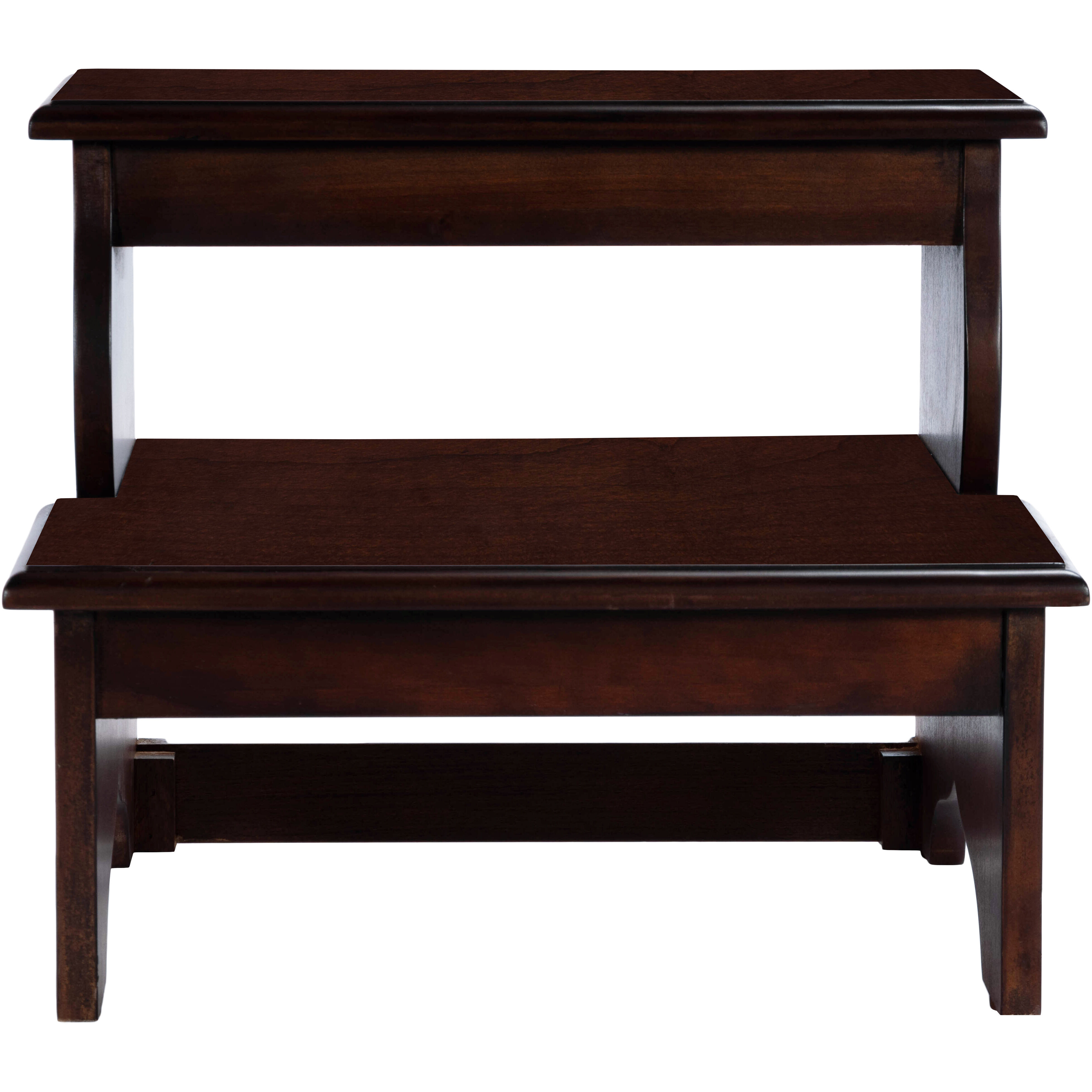 Melrose 15 inch Plantation Cherry Step Stool
