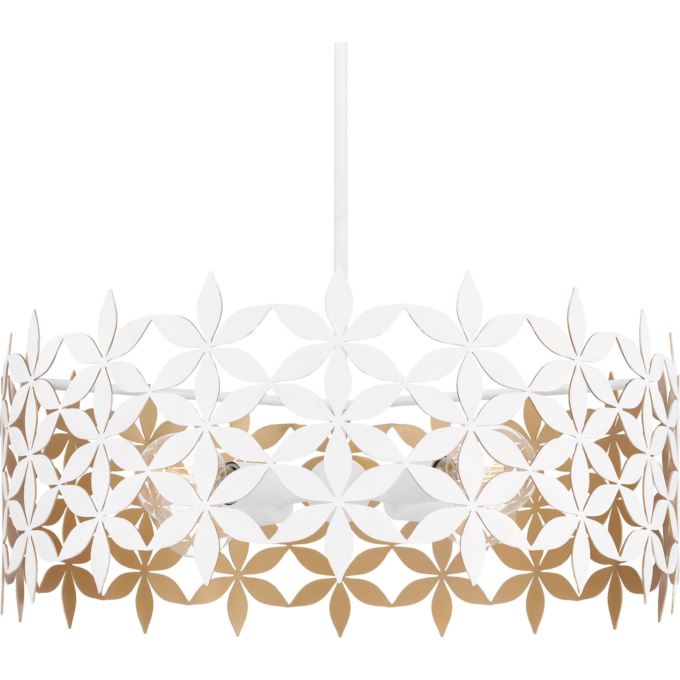 Piper 4 Light 24.25 inch Matte White Pendant Ceiling Light