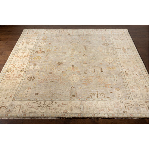 Normandy 108 X 72 inch Gray Rug in 6 X 9, Rectangle