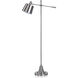 Gemma 62 inch 40.00 watt Silver Floor Lamp Portable Light