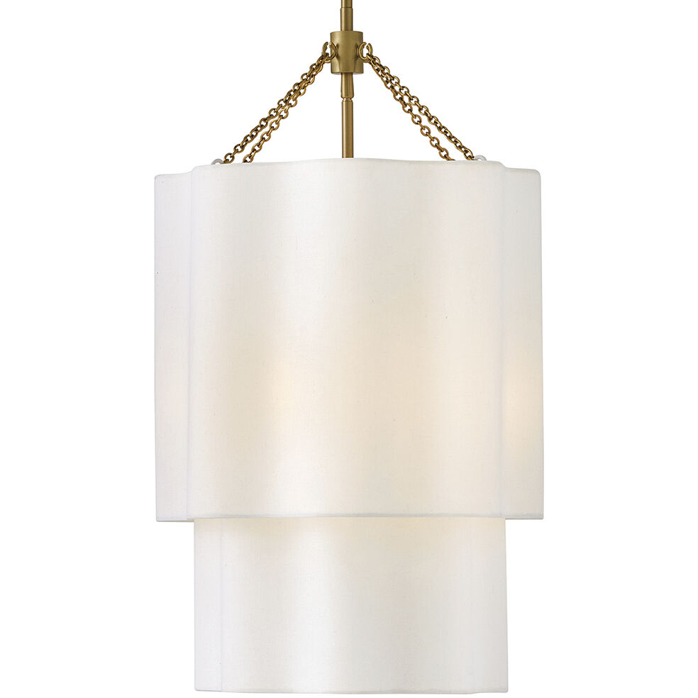 Gwen 4 Light 16 inch Lacquered Brass Pendant Ceiling Light