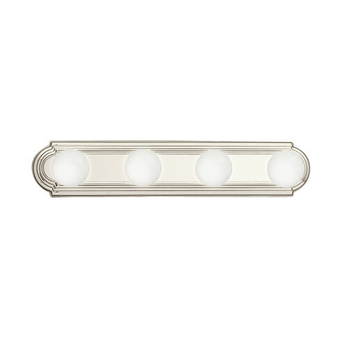 Independence 4 Light 24 inch Brushed Nickel Bath Strip Wall Light