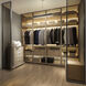 Valise LED 2.5 inch Vintage Brass and Tuxedo Leather Pendant Ceiling Light